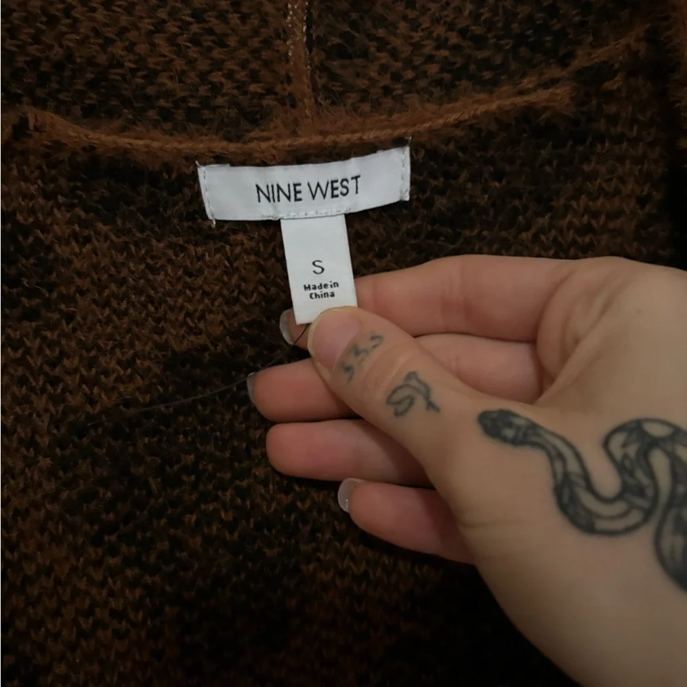 Nine West Leopard Print Cardigan - Picture 4 of 5